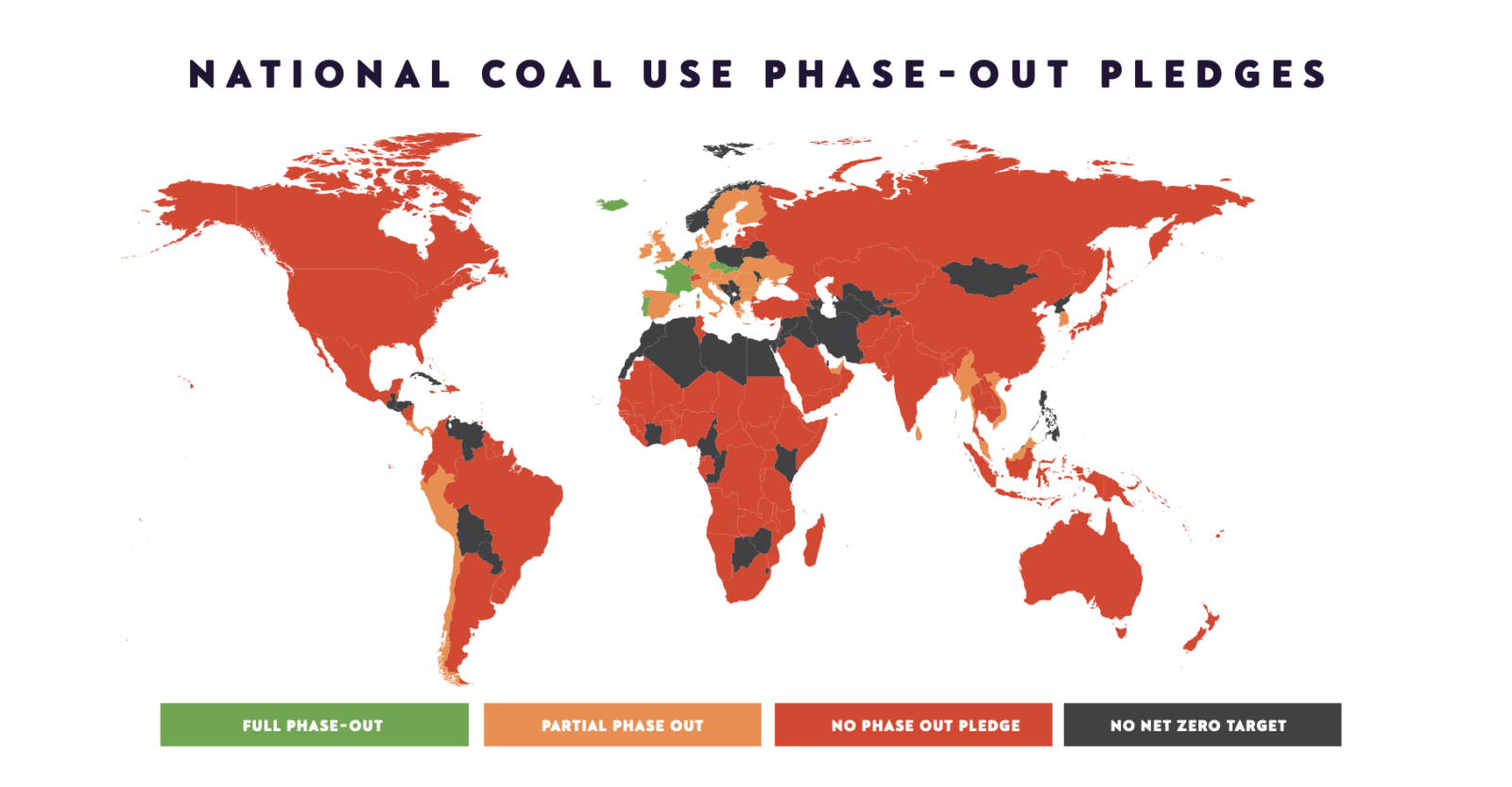 National Coal Use Phase Outs